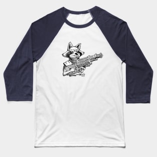 Space Raccoon Baseball T-Shirt